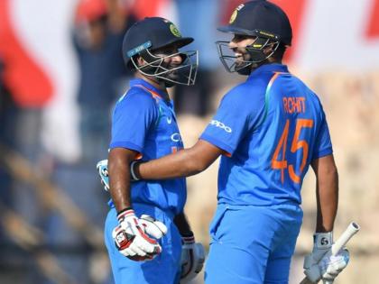 Ind vs Win: rohit sharma praises ambati rayudu after century | 'इस खिलाड़ी ने सुलझा दी टीम इंडिया की सबसे बड़ी समस्या', रोहित शर्मा ने जमकर की तारीफ