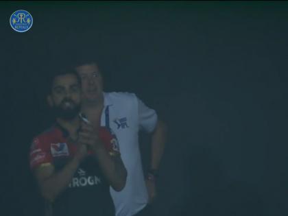 IPL 2019, RR vs RCB: Share: Stoinis hit Six, Virat kohli cheers | IPL 2019: आरसीबी के लिए डेब्यू मैच में मारा ऐसा छक्का, दंग रह गए विराट कोहली, देखें वीडियो