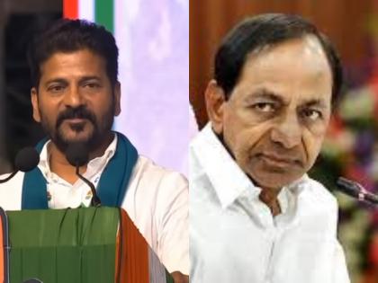 Telangana Assembly Elections 2023 Revanth Reddy defeats KCR Congress got majority | Telangana Assembly Elections 2023: रेवंत रेड्डी ने केसीआर को पछाड़ा, कांग्रेस को मिला बहुमत