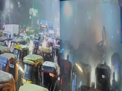 Red Fort blast New CCTV footage has surfaced capturing the exact moment of the blast | Red Fort blast: ब्लास्ट का सबसे नजदीकी CCTV फुटेज आया सामने, दिखा दिल दहला देने वाला नजारा