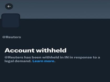 Reuters’ X accounts blocked in India, Central government issued a statement | भारत में क्यों हुआ रॉयटर्स का X अकाउंट बंद, क्या है विवाद? केंद्र ने जारी किया बयान Reuters’ X accounts blocked in India, Central government issued a statement | भारत में क्यों हुआ रॉयटर्स का X अकाउंट बंद, क्या है विवाद? केंद्र ने जारी किया बयान