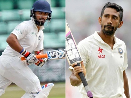 India vs South Africa: Rishabh Pant might lose his place to Wriddhiman Saha in 1st test | IND vs SA: ऋषभ पंत पर लटकी पहले टेस्ट से बाहर होने की तलवार, कोहली-शास्त्री रिद्धिमान साहा को खिलाने के पक्ष में!