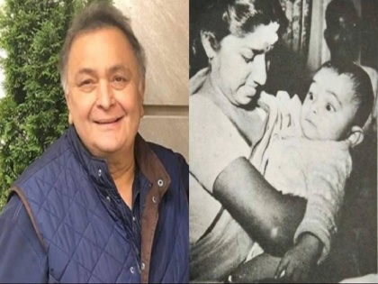 Lata Mangeshkar shares rishi Kapoor childhood pic write emotional message on his death | 2-3 महीने के थे ऋषि कपूर जब लता मंगेशकर ने गोद में लिया था, तस्वीर शेयर कर स्वर कोकिला ने यूं किया याद