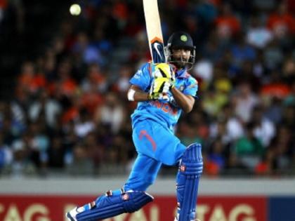 Ravindra Jadeja hits six sixes in an over in inter district t20 tournament | रवींद्र जडेजा की तूफानी बैटिंग, 6 गेंदों में 6 छक्के जड़ते हुए मचाया तहलका