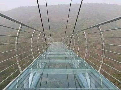 nalanda first glass bridge of north east made at rajgir nalanda bihar china ready | देश का दूसरा ग्लास स्काईवॉक ब्रिज राजगीर में, चीन के तर्ज पर किया गया तैयार, देखें तस्वीरें nalanda first glass bridge of north east made at rajgir nalanda bihar china ready | देश का दूसरा ग्लास स्काईवॉक ब्रिज राजगीर में, चीन के तर्ज पर किया गया तैयार, देखें तस्वीरें