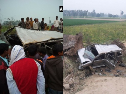 8 killed in different road accidents in Himachal and UP | उत्तर प्रदेश और हिमाचल प्रदेश में अलग-अलग सड़क हादसे में आठ की मौत, आठ घायल