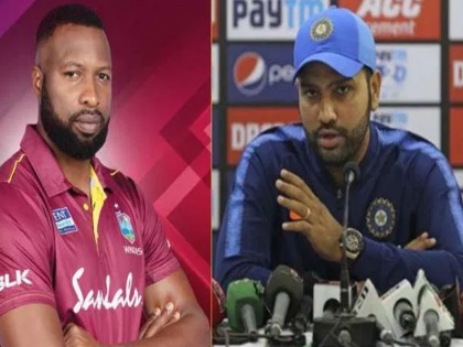 ‘It is a different team,’ Rohit Sharma credits West Indies player for transforming the Caribbean side | रोहित शर्मा ने कीरोन पोलार्ड को बताया 'चतुर खिलाड़ी', कहा- उनकी कप्तानी में बदल गई है विंडीज टीम