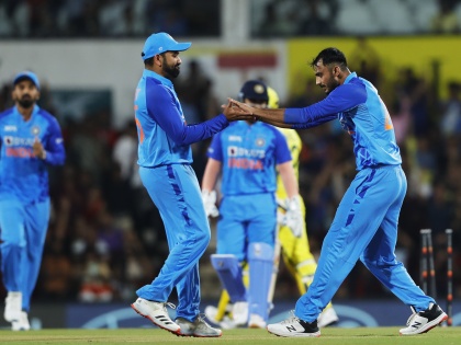 India vs Australia T20 2022 Most T20I wins as captain for India 42 MS Dhoni 33 Rohit Sharma 32 Virat Kohli Suryakumar Yadav PLAYER OF THE MATCH | India vs Australia T20 2022: विराट कोहली से आगे निकले रोहित शर्मा, धोनी से 9 मैच पीछे, जानें मैन ऑफ द मैच और सीरीज कौन