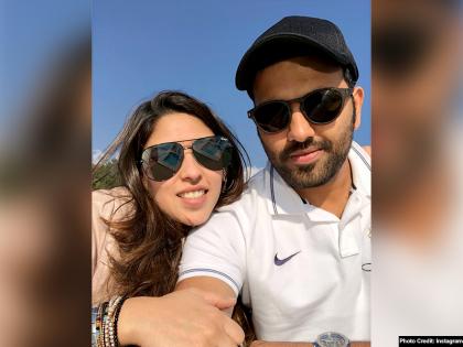 Rohit Sharma and Ritika Sajdeh blessed with baby boy Congratulation begins on social media | रोहित शर्मा दूसरी बार बने पिता, वाइफ रितिका ने बेटे को दिया जन्म; सोशल मीडिया पर बधाई का सिलसिला शुरू