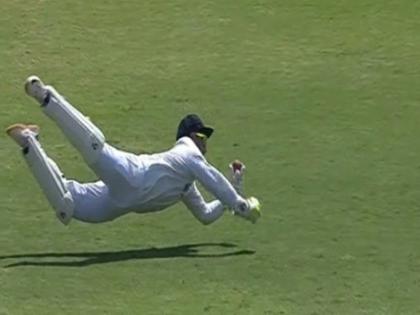 India vs England Rishabh Pant flies to take incredible one-handed catch Watch video | Ind vs Eng: मैदान पर 'सुपरमैन' बने ऋषभ पंत, हवा में डाइव लगाकर एक हाथ से लपका जबरदस्त कैच, वीडियो वायरल