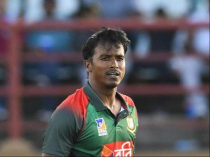 Rubel Hossain slapped with demerit point for breaching Level 1 of ICC Code of Conduct | इस बांग्लादेशी गेंदबाज ने वेस्टइंडीज के खिलाफ वनडे में किया अश्लील भाषा का प्रयोग, ICC ने लगाई फटकार