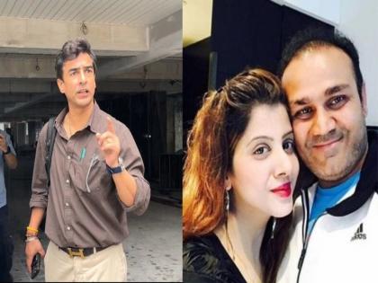 Rumors of an affair between the BCCI president and Virender Sehwag's wife have surfaced, with social media suggesting Mithun Manhas's relationship with Aarti. | BCCI अध्यक्ष और वीरेंद्र सहवाग की पत्नी के बीच अफेयर की चर्चाएं, सोशल मीडिया पर मिथुन मन्हास के आरती से संबंध होने के संकेत