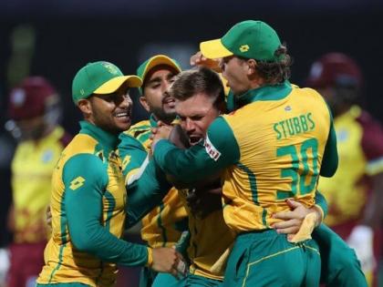 SA vs AFG Live Score, T20 World Cup 2024 semifinal Afghanistan all out for 11-5 overs, 10 wickets and 56 runs South Africa one step away  title! | SA vs AFG T20 World Cup 2024 semifinal: 11.5 ओवर, 10 विकेट और 56 रन पर ढेर अफगानिस्तान, खिताब एक कदम दूर दक्षिण अफ्रीका!