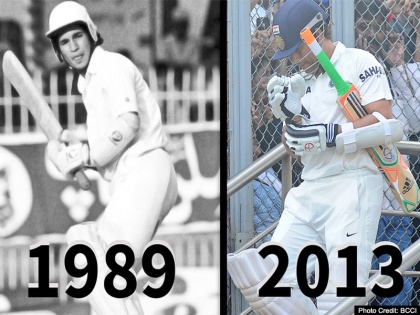 On this day: Sachin Tendulkar made his Test debut and Walks out to bat for one final time | सचिन ने एक ही दिन खेली थी डेब्यू और आखिरी पारी, पहले मैच में बना पाए सिर्फ इतने रन