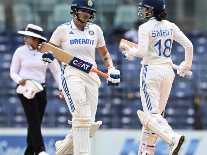 India Women vs South Africa Women LIVE Score, One-off Test Day 28 overs and 130 runs African bowler Shamat Mandhana Shefali doubles in Chennai Fifty completed | India Women vs South Africa Women One-off Test Day 1: 28 ओवर और 130 रन, चेन्नई में अफ्रीकी गेंदबाज की शामत, मंधाना और शेफाली की युगल जोड़ी, फिफ्टी पूरे