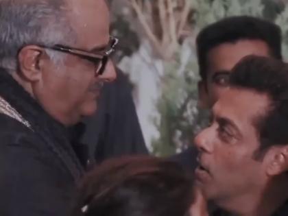 Sonam Kapoor- Anand ahuja wedding: Salman khan, arjun kapoor video goes viral on social media | वायरल वीडियो: सोनम के रिसेप्शन में भी दिखी अर्जुन कपूर और सलमान खान की अनबन