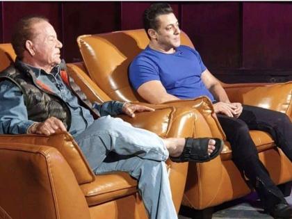 Why called Lawrence Bishnoi Woman in burqa threatened Salman Khan father | लॉरेंस बिश्नोई को बुलाया क्यों? बुर्के में आई महिला ने सलमान खान के पिता को दी धमकी