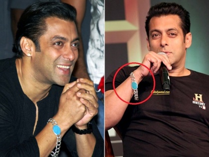 Astrological secret behind Salman Khan bracelet | मामूली नहीं है सलमान का ब्रेसलेट, ज्योतिष शास्त्र से जानें इसके लाभ