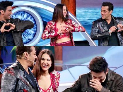 सलामन खान के शो बिग बॉस 12 के सेट पर सारा-सुशांत ने किया फिल्म 'केदारनाथ' का प्रमोशन