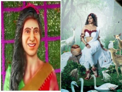 Samantha Ruth Prabhu fan craze that a temple was built for the actress Sandeep from Andhra Pradesh has installed the idol | अब सामंथा रुथ प्रभु की होगी पूजा! फैन की ऐसी दीवानगी कि एक्ट्रेस का बनवा दिया मंदिर
