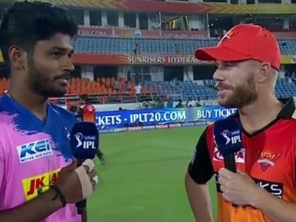 IPL 2019: You destroyed my day, Sanju Samson tells David Warner after his century goes in vain | IPL 2019: संजू सैमसन के शतक के बावजूद हारा राजस्थान, वॉर्नर से कहा, 'आपने मेरा दिन बिगाड़ दिया'