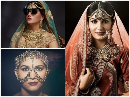 Sapna Choudhary Photo Shoot 2019 bridal look viral on social media | सपना चौधरी का दुल्हनियां अवतार देखा क्या? तस्वीरें देख हो जाएंगे फिदा
