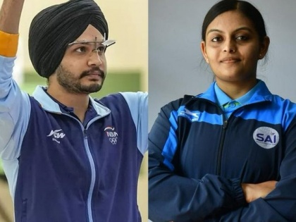 19th Asian Games Indian shooters Sarabjot Singh and Divya TS win silver medal 10m Air Pistol Mixed Team event Won 19 medals so far in shooting | 19th Asian Games: सरबजोत सिंह और दिव्या टीएस ने रजत पदक पर साधा निशाना, निशानेबाजी में अभी तक 19 पदक जीते
