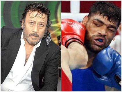 Courage of Super Human Jackie Shroff on boxer Satish kumar who played with 13 stitches on his face in tokyo olympics | 13 टांकों के साथ मैच खेलने पर बॉक्सर सतीश को जैकी श्रॉफ ने किया सलाम- कहा इसके लिए शेर के दिल की जरूरत होती है