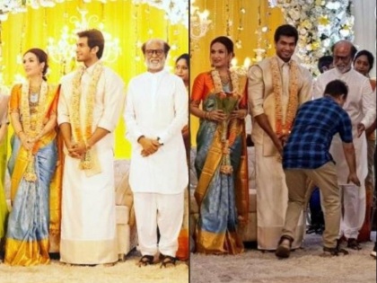 rajinikanths daughter soundarya rajinikanth pre-wedding reception | शादी के पहले रजनीकांत की बेटी का प्री-वेडिंग रिसेप्शन, मेहमानों को मिला ये खास गिफ्ट