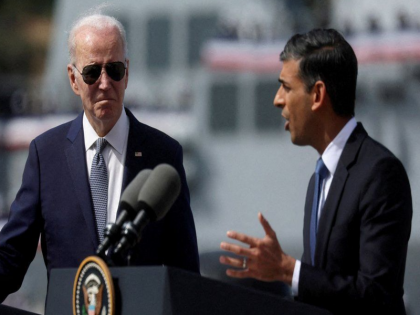 Joe Biden to meet UK Prime Minister Rishi Sunak amid concerns over delivery of cluster bombs to Ukraine | यूक्रेन को क्लस्टर बम देने से जुड़ी चिंताएं जाहिर करने के बीच जो बाइडेन ब्रिटेन के प्रधानमंत्री ऋषि सुनक से मुलाकात करेंगे