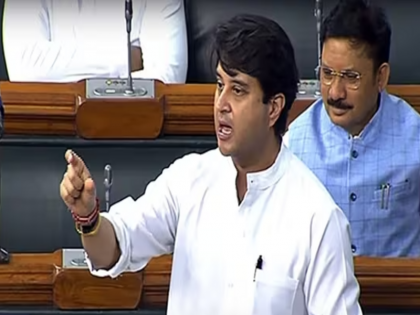 Jyotiraditya Scindia in the Lok Sabha opposition is not concerned about the country | लोकसभा में गरजे ज्योतिरादित्य सिंधिया, कहा- विपक्ष को देश की नहीं केवल अपनी हैसियत की चिंता है