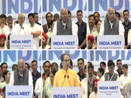 Video INDIA alliance leaders after the meeting Mallikarjun Kharge Lalu Yadav Kejriwal Rahul Gandhi | वीडियो: बैठक के बाद 'INDIA' गठबंधन के नेताओं ने भरी हुंकार, देखिए किसने क्या कहा