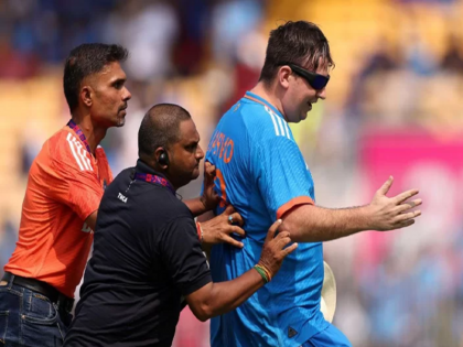 Jarvo intrudes into Chepauk ground, tries to get close to Virat Kohli Cricket World Cup 2023 | Cricket World Cup 2023: चेपॉक के मैदान में 'जार्वो' ने की घुसपैठ, विराट कोहली के करीब जाने की कोशिश की, सुरक्षा पर उठे सवाल
