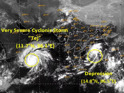 Cyclone 'Tej' turns into severe storm, IMD issues alert | Cyclonic Storm Tej: चक्रवात 'तेज' भीषण तूफान में बदला, IMD ने अलर्ट जारी किया