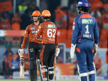 SRH vs LSG Sunrisers Hyderabad beats LSG by 10 wickets storm of Travis Head Abhishek Sharma | SRH vs LSG: सनराईजर्स हैदराबाद ने एलएसजी को 10 विकेट से धोया, ट्रेविस हेड-अभिषेक शर्मा की आंधी में उड़े गेंदबाज