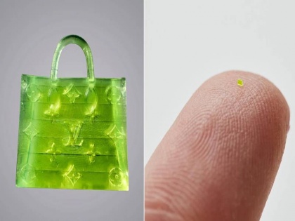 see This Microscopic Louis Vuitton Bag which is Smaller Than A Grain Of Salt | Photo: सोशल मीडिया पर वायरल हो रहा माइक्रोस्कोप में दिखने वाला यह बैग, दिखने में यह नमक के एक दाने से भी है छोटा
