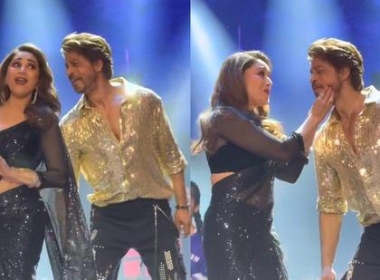 IIFA 2025 Shah Rukh Khan, Madhuri Dixit performance fans love why actors star with women age see video | IIFA 2025: आईफा-2025 में छाए शाहरुख खान-माधुरी दीक्षित?, डांस देख यादों में खोए फैंस, देखें वीडियो