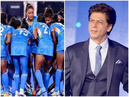 Shah rukh Khan tweet on Indian women's hockey team lost in the bronze medal match siad these things | ब्रॉन्ज मेडल मैच में भारतीय महिला हॉकी टीम की हार के बाद शाहरुख खान का टूटा दिल, लेकिन कह दी ये बड़ी बात