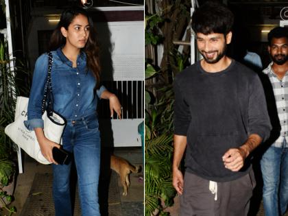 क्यूट तस्वीरें: शाहिद कपूर पत्नी मीरा राजपूत संग डिनर डेट पर हुए स्पॉट