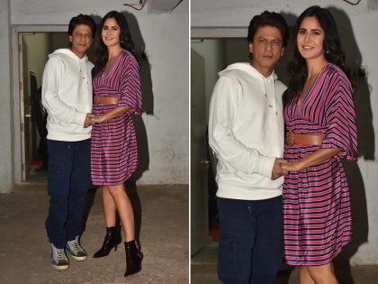 कैटरीना कैफ के साथ इस अंदाज में नजर आए 'जीरो' एक्टर शाहरुख खान, देखें तस्वीरें