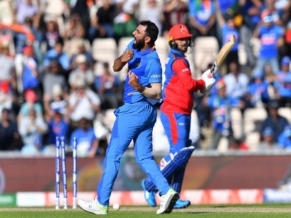 ICC World Cup 2019, India vs Afghanistan: Dhoni suggested me to bowl a yorker, says Mohammed Shami on his hat-trick | IND vs AFG: मोहम्मद शमी का हैट-ट्रिक पर खुलासा, बताया किसने दी थी ‘यॉर्कर' फेंकने की सलाह