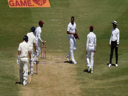 Shannon Gabriel charged by ICC for his apparent homophobic remark against england Joe root | WIvsENG: विंडीज गेंदबाज पर 'होमोफोबिक' कमेंट के लिए ICC सख्त, जो रूट ने कहा था, 'गे होना गलत नहीं'