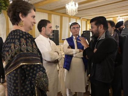 Sharad Pawar Birthday hosts dinner Rahul Gandhi Priyanka Gandhi Ajit Pawar Gautam Adani attend | शरद पवार ने रखी डिनर पार्टी, राहुल गांधी, अजित पवार, गौतम अडाणी समेत पहुंचे दिग्गज नेता Sharad Pawar Birthday hosts dinner Rahul Gandhi Priyanka Gandhi Ajit Pawar Gautam Adani attend | शरद पवार ने रखी डिनर पार्टी, राहुल गांधी, अजित पवार, गौतम अडाणी समेत पहुंचे दिग्गज नेता