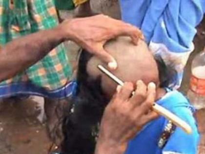 husband shaving his wife for Extra marital affair in bihar | पति ने अवैध संबंध के शक में पत्नी का मुंडवाया सिर, नंगाकर घर से किया बेदखल husband shaving his wife for Extra marital affair in bihar | पति ने अवैध संबंध के शक में पत्नी का मुंडवाया सिर, नंगाकर घर से किया बेदखल