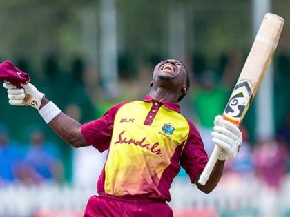 Sherfane Rutherford WI vs NZ Live Score, T20 World Cup 2024 Rutherford attacked Kiwi bowler, hit 6 sixes scored 68 unbeaten runs in 39 balls | Sherfane Rutherford T20 World Cup 2024: कीवी बॉलर पर टूटे रदरफोर्ड, उड़ाए 6 सिक्स, 39 गेंद में कूटे 68 नाबाद रन