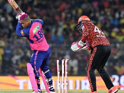 IPL 2024 RR Shimron Hetmyer Rajasthan Royals fined 10 percent match fee breaching IPL Code Conduct Sunrisers Hyderabad Qualifier 2 match | IPL 2024 RR Shimron Hetmyer: बोल्ड होने के बाद बल्ले से विकेट तोड़ी, बीसीसीआई ने ऐसे लिया बदला, दस प्रतिशत जुर्माना