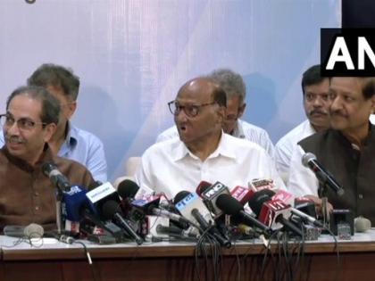 Maharashtra Politics News Uddhav Thackeray Prithviraj Chavan sharad pawar attack pm narendra modi Devendra Fadnavis BJP itself gave slogan of 400 | Maharashtra Politics News: बीजेपी ने खुद ही 400 का नारा दिया था, मोदी की गारंटी का क्या हुआ, उद्धव, पवार और चव्हाण ने किया हमला, देखें वीडियो Maharashtra Politics News Uddhav Thackeray Prithviraj Chavan sharad pawar attack pm narendra modi Devendra Fadnavis BJP itself gave slogan of 400 | Maharashtra Politics News: बीजेपी ने खुद ही 400 का नारा दिया था, मोदी की गारंटी का क्या हुआ, उद्धव, पवार और चव्हाण ने किया हमला, देखें वीडियो