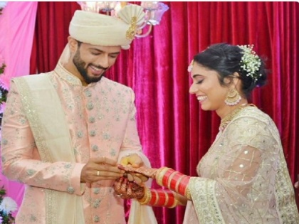Indian cricket team All rounder Shivam Dube Marries to Girlfriend Anjum Khan | भारतीय क्रिकेटर शिवम दुबे ने गर्लफ्रेंड अंजुम खान से की शादी, तस्वीरें सोशल मीडिया पर वायरल