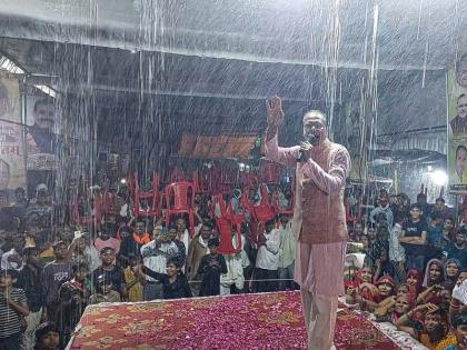 Madhya Pradesh: CM Shivraj Singh Chouhan announces to convert Jaura Nagar Panchayat into a municipality in rainy season | मध्य प्रदेश: सीएम शिवराज सिंह चौहान ने बरसते पानी में जौरा नगर पंचायत को नगर पालिका बनाने की घोषणा की Madhya Pradesh: CM Shivraj Singh Chouhan announces to convert Jaura Nagar Panchayat into a municipality in rainy season | मध्य प्रदेश: सीएम शिवराज सिंह चौहान ने बरसते पानी में जौरा नगर पंचायत को नगर पालिका बनाने की घोषणा की