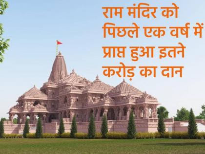 Shri Ram Janmbhoomi Teerth Kshetra Ram Temple received donations of Rs 363 crore in the last one year | राम मंदिर को पिछले एक वर्ष में प्राप्त हुआ 363 करोड़ का दान, ट्रस्ट के खाते में फिक्स्ड डिपाजिट के नाम पर जमा हैं इतने करोड़ रुपये